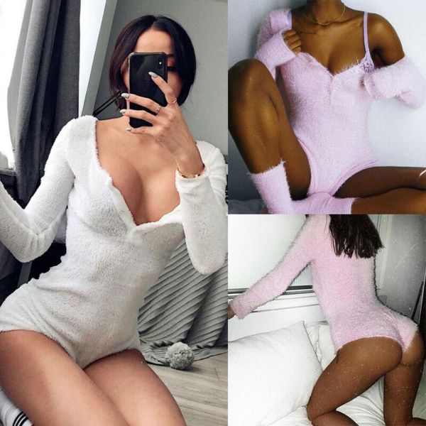 women's jumpsuits & rompers autumn women bodysuits arctic velvet knitted v-neck long sleeve jumpsuit romper fall winter clothes, Black;white
women's jumpsuits & rompers autumn women bodysuits arctic velvet knitted v-neck long sleeve jumpsuit romper fall winter clothes, Black;white