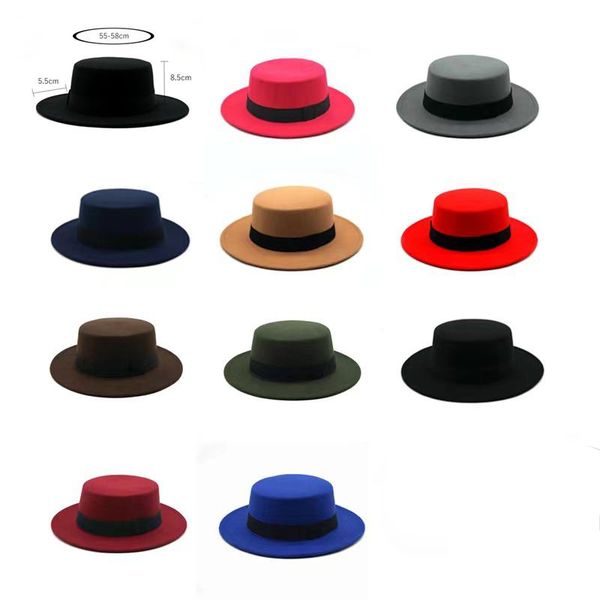 10 colors ins fake wool felt fedora hat brim jazz caps for women men flat bow tie design summer hats, Yellow
10 colors ins fake wool felt fedora hat brim jazz caps for women men flat bow tie design summer hats, Yellow