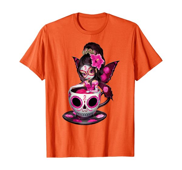 Sugar Skull Breast Cancer Awareness Coffee Cup Pink Angel T-Shirt, Mainly pictures
Sugar Skull Breast Cancer Awareness Coffee Cup Pink Angel T-Shirt, Mainly pictures