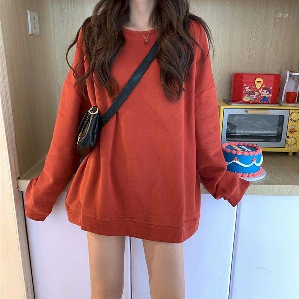 men's hoodies & sweatshirts 2021 autumn woman's oversize female loose cotton solid thicken warm women lady fashion clothing, Black
men's hoodies & sweatshirts 2021 autumn woman's oversize female loose cotton solid thicken warm women lady fashion clothing, Black