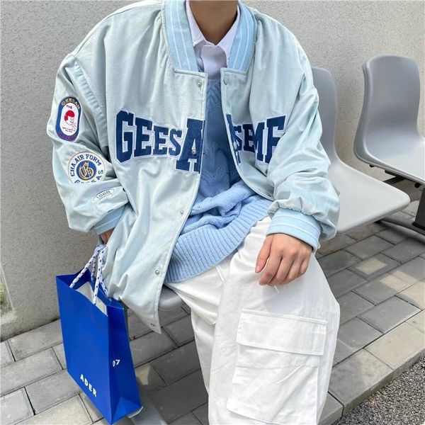 women's jackets street trend letter woman jacket loose oversized korean coats women baseball uniform college style couple fast delivery, Black;brown
women's jackets street trend letter woman jacket loose oversized korean coats women baseball uniform college style couple fast delivery, Black;brown