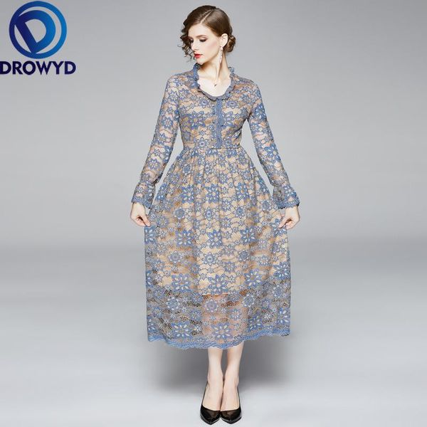 casual dresses drowyd queen vintage lace midi dress for women fashion girl boho blue floral o-neck elegant club party vestido, Black;gray
casual dresses drowyd queen vintage lace midi dress for women fashion girl boho blue floral o-neck elegant club party vestido, Black;gray