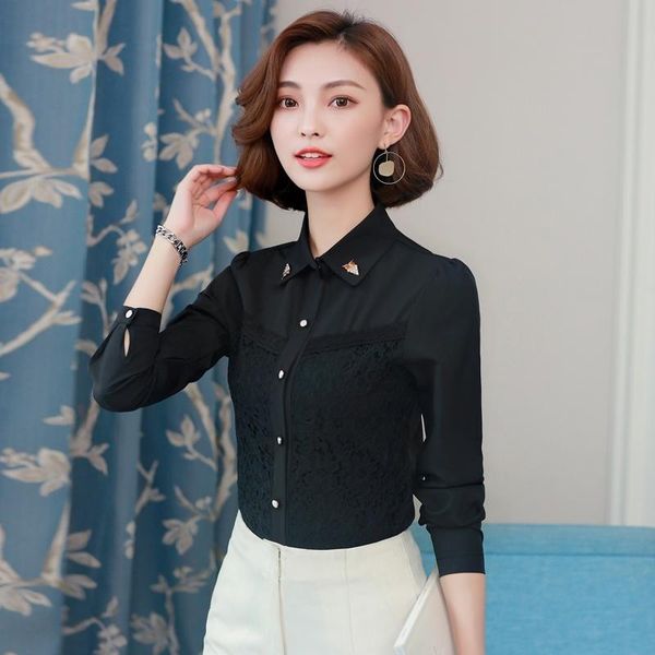 women's blouses & shirts womens and fashion blouse lace hollow shirt female long sleeve blusas 2021, White
women's blouses & shirts womens and fashion blouse lace hollow shirt female long sleeve blusas 2021, White