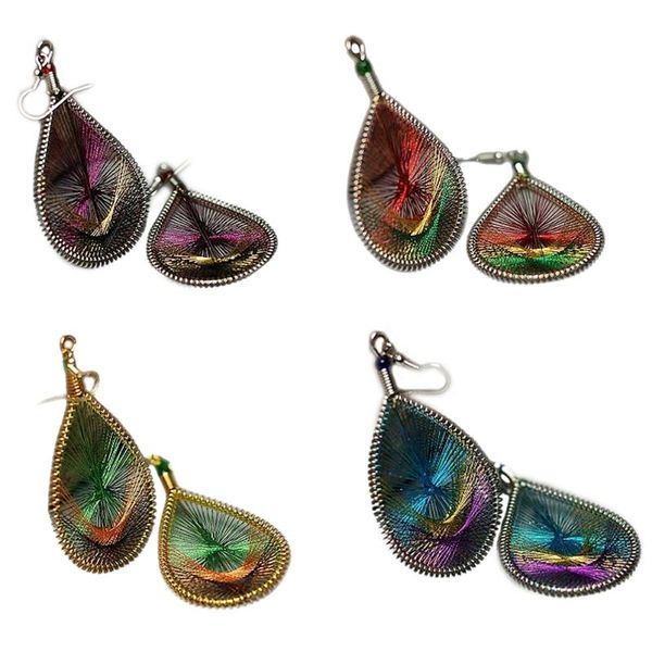 dangle & chandelier 1 pair cute charm boho lady peacock tail wire thread earring hook earrings, Silver
dangle & chandelier 1 pair cute charm boho lady peacock tail wire thread earring hook earrings, Silver