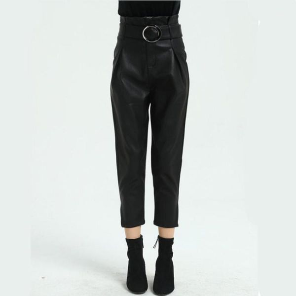 women's pants & capris fashion brand high waist pu leather pencil female street punk raise hip ws thin wq329 dropship, Black;white
women's pants & capris fashion brand high waist pu leather pencil female street punk raise hip ws thin wq329 dropship, Black;white