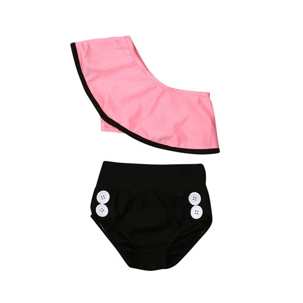 girls swimsuit ruffle sleeve bikini 2021 children girls high waist swimming suit girl solid one shoulder swimwear, White
girls swimsuit ruffle sleeve bikini 2021 children girls high waist swimming suit girl solid one shoulder swimwear, White
