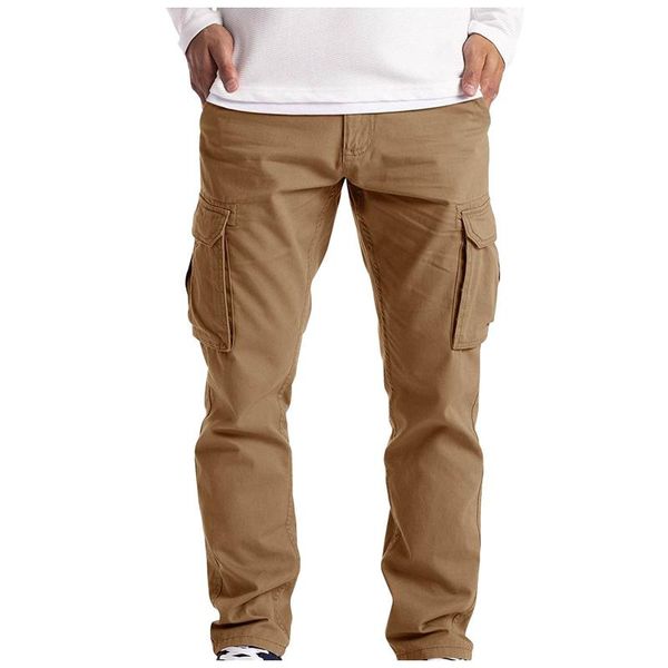 men's pants fashion cargo casual zipper solid color baggy men harajuku pockets straight trousers calça masculina, Black
men's pants fashion cargo casual zipper solid color baggy men harajuku pockets straight trousers calça masculina, Black
