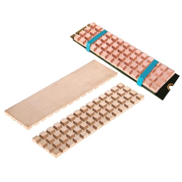 mouse pads & wrist rests pure copper thin heatsink thermal pad for m.2 2280 pci-e nvme ssd 67*18mm
mouse pads & wrist rests pure copper thin heatsink thermal pad for m.2 2280 pci-e nvme ssd 67*18mm