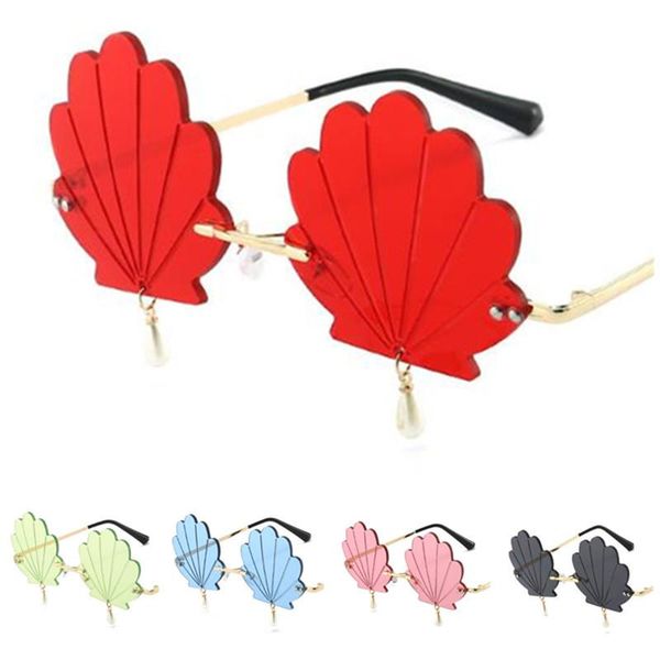 sunglasses women funny rimless sun glasses personality shell shape eyeglasses masquerade party halloween spectacles a+, White;black
sunglasses women funny rimless sun glasses personality shell shape eyeglasses masquerade party halloween spectacles a+, White;black