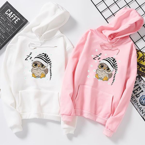 women owl hoodie autumn long sleeve sweatshirt pocket drawstring hooded solid color casual pullover streetwear 2021 new xew, Black
women owl hoodie autumn long sleeve sweatshirt pocket drawstring hooded solid color casual pullover streetwear 2021 new xew, Black
