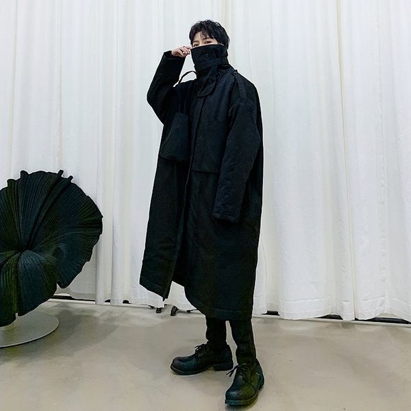 2021 New Black Winter Character Long Quilted Collar Male Fashion Clothes Loose Cotton Coat. 8OPX
2021 New Black Winter Character Long Quilted Collar Male Fashion Clothes Loose Cotton Coat. 8OPX