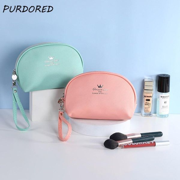 cosmetic bags & cases purdored 1 pc candy color makeup bag for women pu leather lady zipper travel large storage organizer
cosmetic bags & cases purdored 1 pc candy color makeup bag for women pu leather lady zipper travel large storage organizer