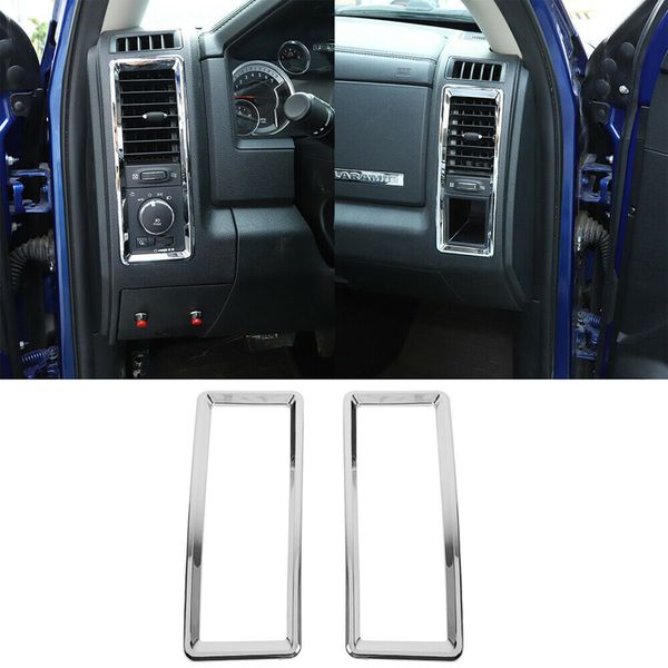 chrome air conditioner vent outlet cover decorative frame 2pc for dodge ram 2010-2017 auto interior accessories
chrome air conditioner vent outlet cover decorative frame 2pc for dodge ram 2010-2017 auto interior accessories