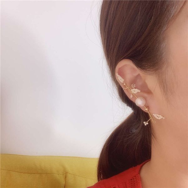 hbp korean east gate fashion sweet mori department flower pearl hand made earbone clip women simple xianmei earrings, Silver
hbp korean east gate fashion sweet mori department flower pearl hand made earbone clip women simple xianmei earrings, Silver