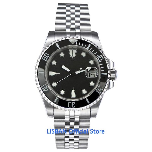 wristwatches 40mm sterile dial miyota mens automatic watch date indicator sapphire glass luminous waterproof wristwatch men, Slivery;brown
wristwatches 40mm sterile dial miyota mens automatic watch date indicator sapphire glass luminous waterproof wristwatch men, Slivery;brown