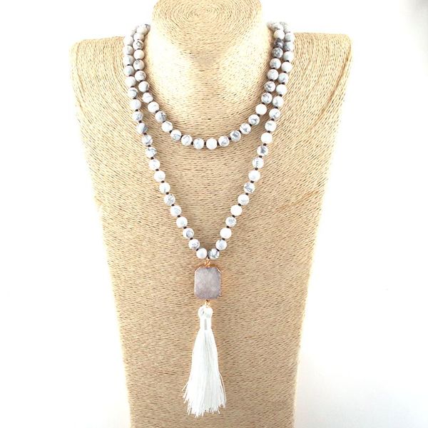 pendant necklaces moodpc fashion bohemian jewelry 108 bead stones knotted natural druzy link tassel for women ethnic necklace, Silver
pendant necklaces moodpc fashion bohemian jewelry 108 bead stones knotted natural druzy link tassel for women ethnic necklace, Silver