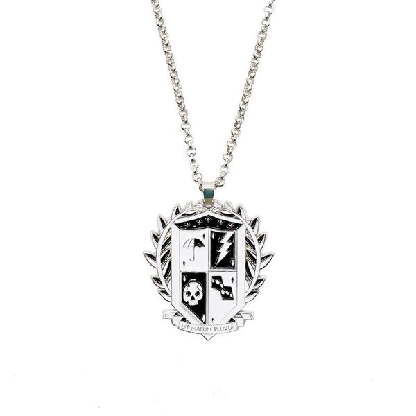 pendant necklaces fantasy american drama umbrela academy necklace student jewelry gift long chain colar, Silver
pendant necklaces fantasy american drama umbrela academy necklace student jewelry gift long chain colar, Silver
