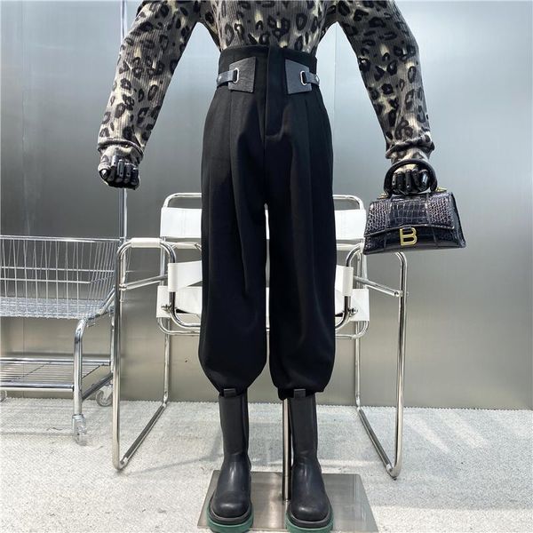 women's pants & capris brand original design 2021 high waist leather straight casual fashion loose wool small leg radish, Black;white
women's pants & capris brand original design 2021 high waist leather straight casual fashion loose wool small leg radish, Black;white