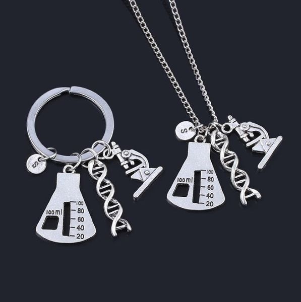2021 zb03 upside down stainless steel necklace chemical molecular key chain microscope science school teacher student souvenir necklace, Silver
2021 zb03 upside down stainless steel necklace chemical molecular key chain microscope science school teacher student souvenir necklace, Silver