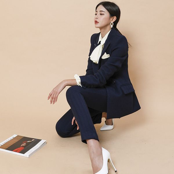 casual professional new women's clothes ol'fine temper wool jacket was fine nine stitches pants of two suit parts 46yk, White;black
casual professional new women's clothes ol'fine temper wool jacket was fine nine stitches pants of two suit parts 46yk, White;black