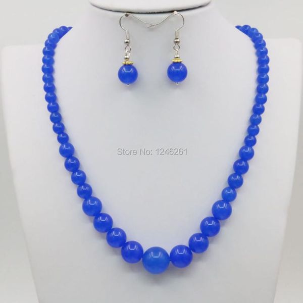 earrings & necklace 6-14mm blue aventurine lucky stone chain earring sets jewelry round beads women party wedding gifts 18inch, Silver
earrings & necklace 6-14mm blue aventurine lucky stone chain earring sets jewelry round beads women party wedding gifts 18inch, Silver