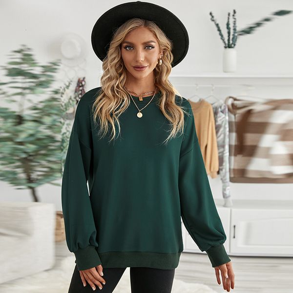 solid color hoodless women's fall and winter 2021 casual round neck pullover long sleeve 2537899, Black
solid color hoodless women's fall and winter 2021 casual round neck pullover long sleeve 2537899, Black