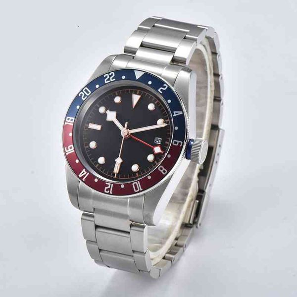 automatic 41mm movement men watch blue red scarf mineral glass steel shell bracelet aluminium frame sterile marker plate dt07, Slivery;brown
automatic 41mm movement men watch blue red scarf mineral glass steel shell bracelet aluminium frame sterile marker plate dt07, Slivery;brown