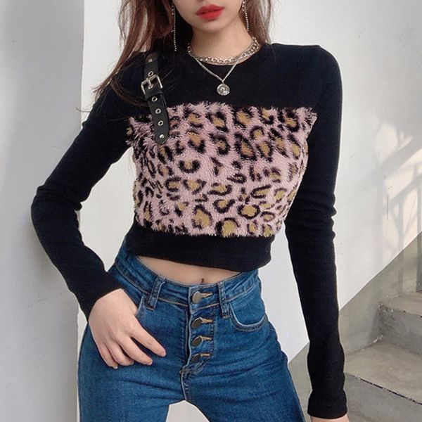 new estilo ocidental camiseta primavera vero 2021 designer moda casual leopardo emenda fivela de couro em torno do pescoo manga longa v872, White
new estilo ocidental camiseta primavera vero 2021 designer moda casual leopardo emenda fivela de couro em torno do pescoo manga longa v872, White