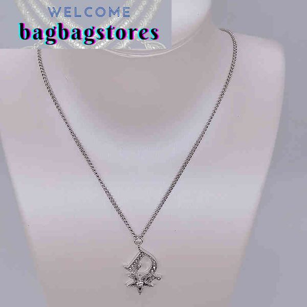 middle ancient star 2021 new water wave pendant chain high temperament trendy earrings fashion women's necklace, Silver
middle ancient star 2021 new water wave pendant chain high temperament trendy earrings fashion women's necklace, Silver