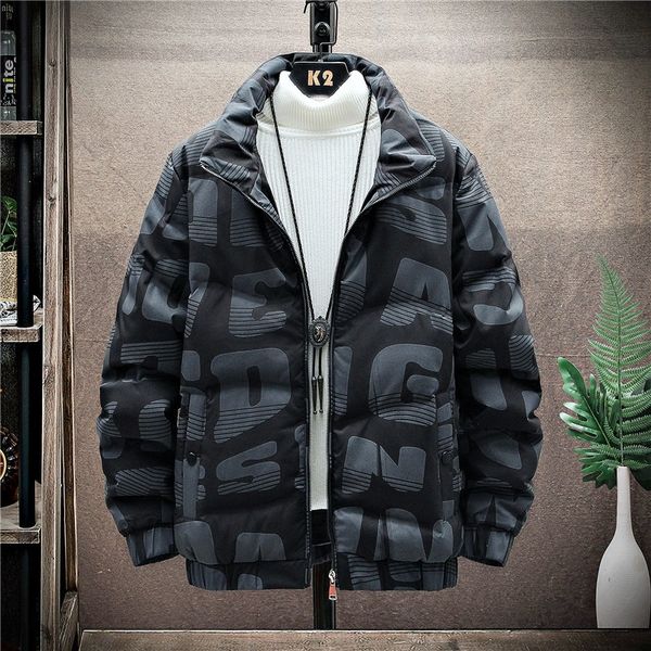 winter thick warm parka coat men new fashion letter short jacket male cotton padded warm parkas, Black
winter thick warm parka coat men new fashion letter short jacket male cotton padded warm parkas, Black
