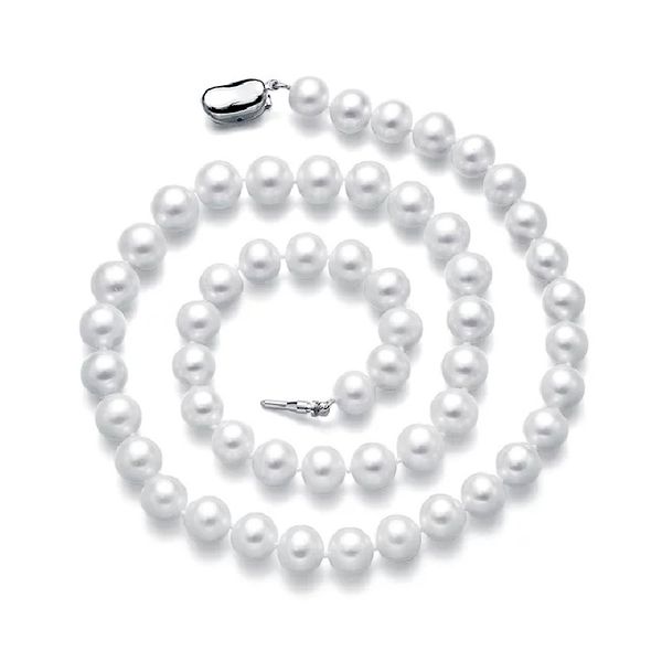 2020 fashion white pearl necklace 8-9mm natural freshwater pearl choker necklaces for women jewelry gift spez q0531, Silver
2020 fashion white pearl necklace 8-9mm natural freshwater pearl choker necklaces for women jewelry gift spez q0531, Silver