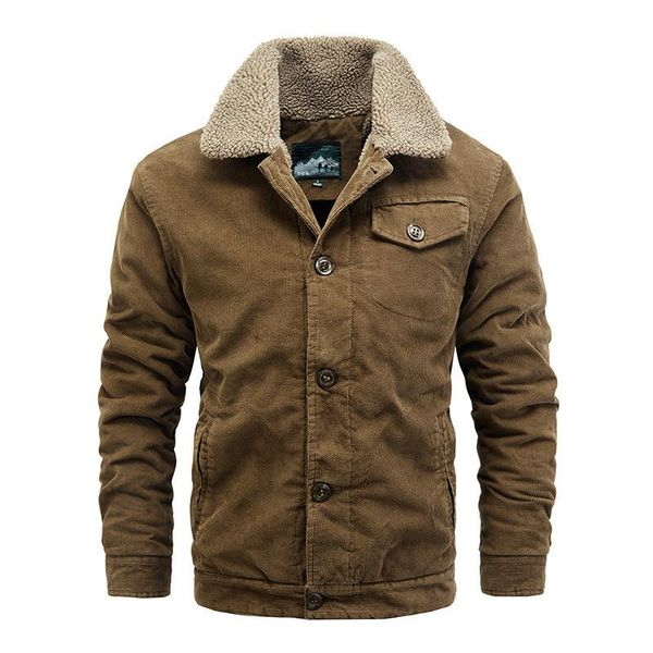 men's jackets plus velvet warm jacket men casual single breasted solid color mens winter male, Black;brown
men's jackets plus velvet warm jacket men casual single breasted solid color mens winter male, Black;brown