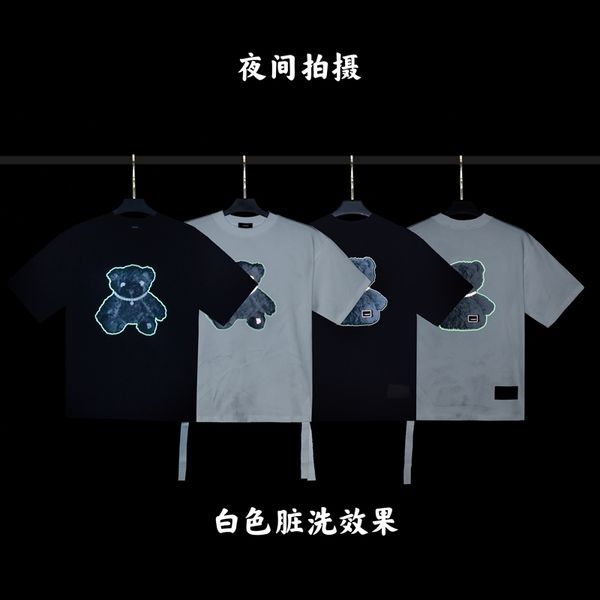 hearts/chrome t shirt pearl new we11done 2021 double faced bear reflective necklace luminous couple short sleeve t-shirt, White;black
hearts/chrome t shirt pearl new we11done 2021 double faced bear reflective necklace luminous couple short sleeve t-shirt, White;black