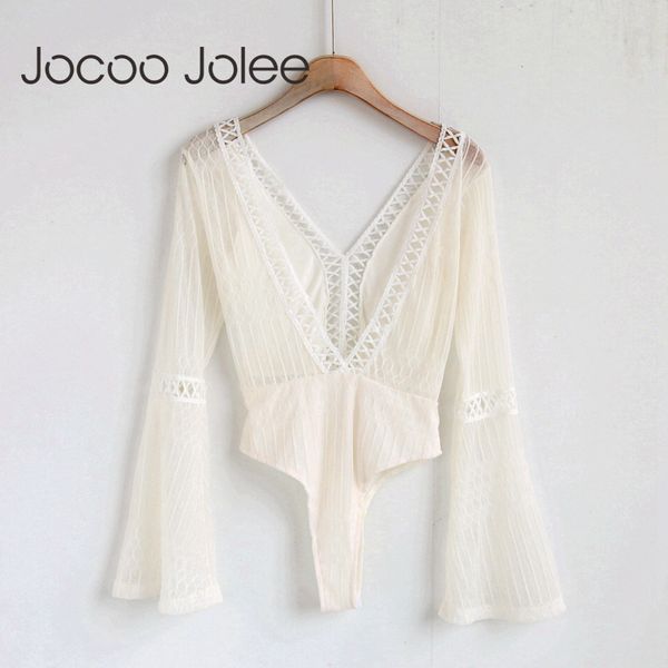 2021 new summer lace bodysuit women deep v-neck flare playsuit rompers ladies backless long sleeve hollow out overalls sjpi, White;black
2021 new summer lace bodysuit women deep v-neck flare playsuit rompers ladies backless long sleeve hollow out overalls sjpi, White;black