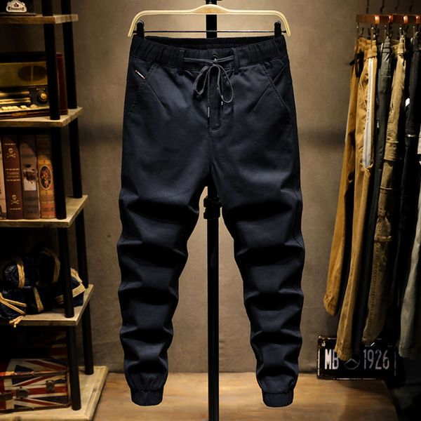 autumn and winter black lace up corset overalls men's casual elastic fashion youth loose pantswinter
autumn and winter black lace up corset overalls men's casual elastic fashion youth loose pantswinter