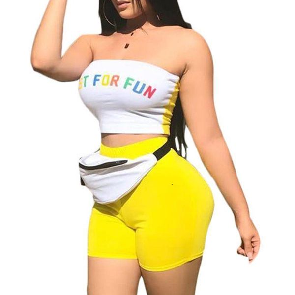 women summer 2 piece outfits strapless rainbow letters bandeau crop high waist color biker shorts set club streetwear, Gray
women summer 2 piece outfits strapless rainbow letters bandeau crop high waist color biker shorts set club streetwear, Gray
