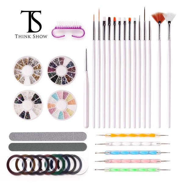 nail art kits thinkshow tool set brushes double-ended dotting pens paillette foil chips manicure tapes rhinestone diy
nail art kits thinkshow tool set brushes double-ended dotting pens paillette foil chips manicure tapes rhinestone diy