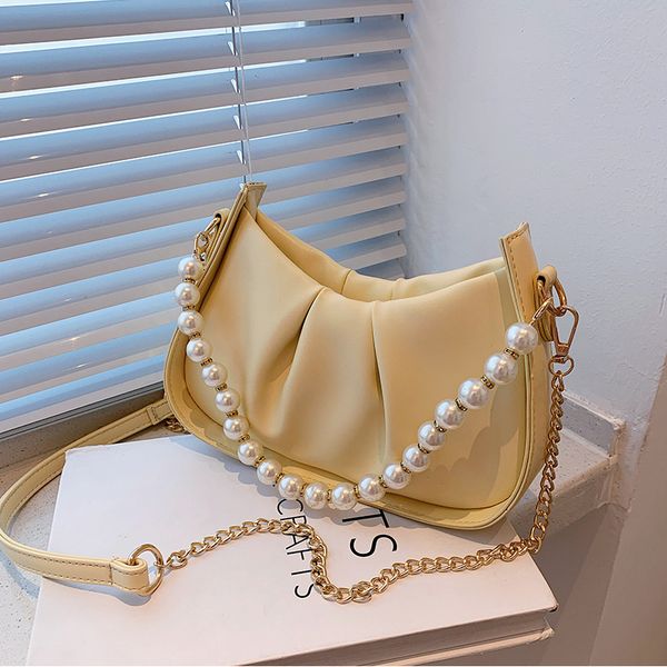 pu leather luxury designer handbags for women fashion girls female casual shopper solid color pearl pleated chain crossbody bags, Red;black
pu leather luxury designer handbags for women fashion girls female casual shopper solid color pearl pleated chain crossbody bags, Red;black
