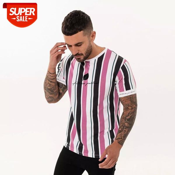 men t shirt creative stripe printed short sleeve mens casual gyms fitness bodybuilding workout tees male hip hop clothing #xy4s, White;black
men t shirt creative stripe printed short sleeve mens casual gyms fitness bodybuilding workout tees male hip hop clothing #xy4s, White;black