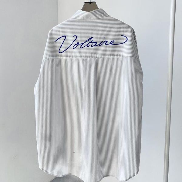 women's blouses & shirts women back letter print shirt turn-down collar loose single breasted one pocket ladies casual blouse autumn 20, White
women's blouses & shirts women back letter print shirt turn-down collar loose single breasted one pocket ladies casual blouse autumn 20, White