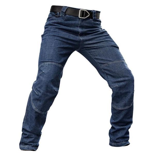 men's jeans multi pockets men denim hip hop streetwear tactical cargo male military casual pants stretch hombre harem trousers, Blue
men's jeans multi pockets men denim hip hop streetwear tactical cargo male military casual pants stretch hombre harem trousers, Blue