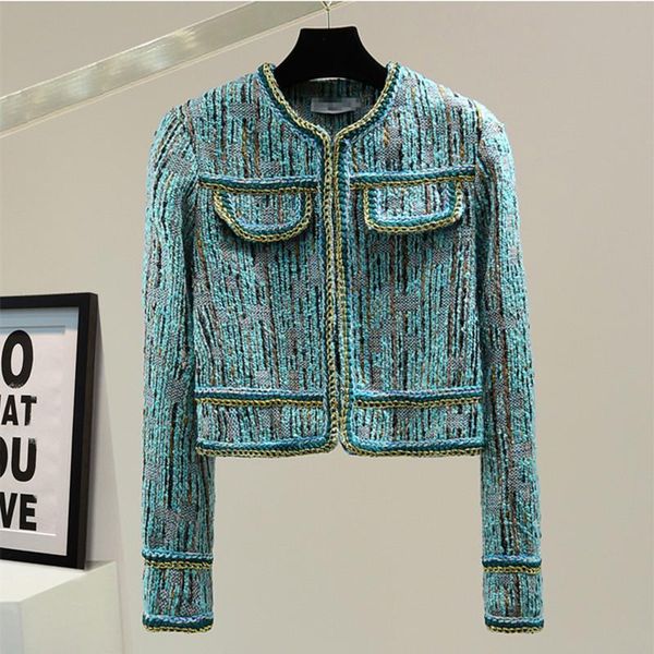 women's jackets runway designer long sleeve women tweed jacket coat fashion vintage wool casual slim female outerwear 2021, Black;brown
women's jackets runway designer long sleeve women tweed jacket coat fashion vintage wool casual slim female outerwear 2021, Black;brown