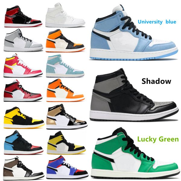 2022 university blue 1 og jumpman basketball shoes 1s high dark mocha unc light smoke grey hyper chicago patent bred royal toe men women tra
2022 university blue 1 og jumpman basketball shoes 1s high dark mocha unc light smoke grey hyper chicago patent bred royal toe men women tra