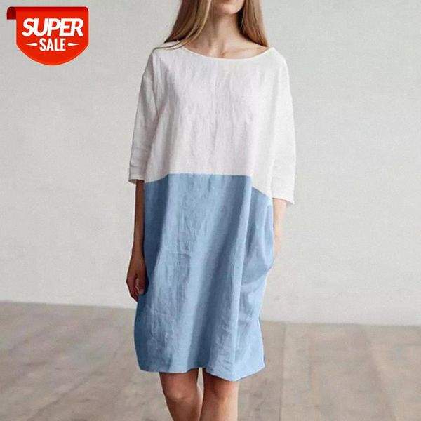 dress women casual patchwork 1/2 sleeved cotton linen dress oversize loose pockets tunic dress women 2020 #s12o, Black;gray
dress women casual patchwork 1/2 sleeved cotton linen dress oversize loose pockets tunic dress women 2020 #s12o, Black;gray