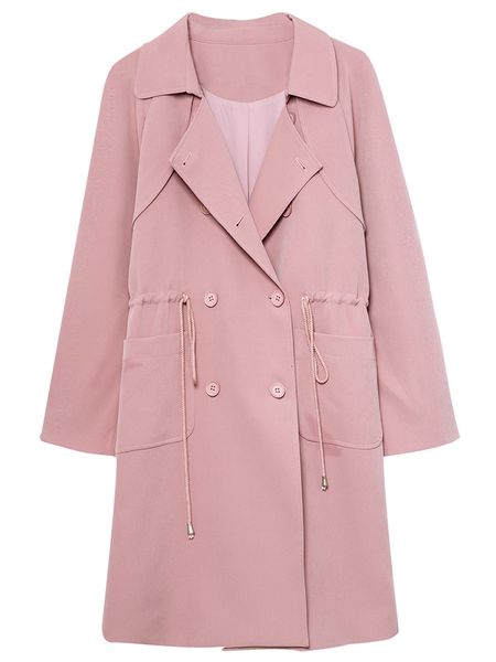 2021 new spring autumn pink overcoat windbreaker trench coat for women long coats pp441 nap1, Tan;black
2021 new spring autumn pink overcoat windbreaker trench coat for women long coats pp441 nap1, Tan;black
