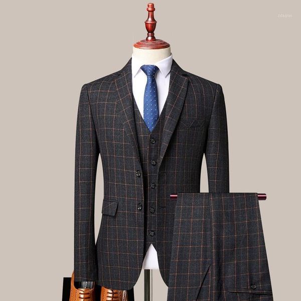 men's suits & blazers fashion suit 2021 dress business leisure wedding bridegroom three piece, White;black
men's suits & blazers fashion suit 2021 dress business leisure wedding bridegroom three piece, White;black