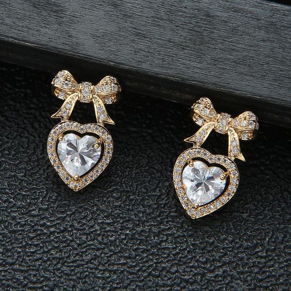 stud famous luxury heart bowknot charm earring for women wedding full micro cz cubic zircon dubai earrings bohemia e9890, Golden;silver
stud famous luxury heart bowknot charm earring for women wedding full micro cz cubic zircon dubai earrings bohemia e9890, Golden;silver