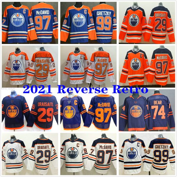 2021 reverse retro edmonton oilers #29 leon draisaitl 93 ryan nugent-hopkins 74 ethan bear 99 wayne gretzky 97 connor mcdavid hockey jerseys, Black;red
2021 reverse retro edmonton oilers #29 leon draisaitl 93 ryan nugent-hopkins 74 ethan bear 99 wayne gretzky 97 connor mcdavid hockey jerseys, Black;red