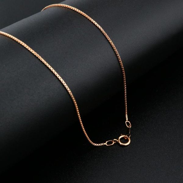 chains 0.8mm 14k rose gold filled necklace box chain diy supplies findings 1329003, Silver
chains 0.8mm 14k rose gold filled necklace box chain diy supplies findings 1329003, Silver