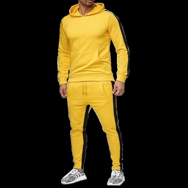 men's hoodie, 2-piece set, sports et, fashion stripe suit, bruce spring and autumn casual sportswear, Gray
men's hoodie, 2-piece set, sports et, fashion stripe suit, bruce spring and autumn casual sportswear, Gray